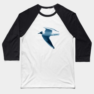 Monochrome - Black Headed Gulls Baseball T-Shirt